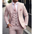 Elegant Slim Fit Men's Formal Terno Suit Set - 3 Piece Jacket, Pants, and Vest for Luxury Occasions, Perfect for Weddings and Smart Casual Events